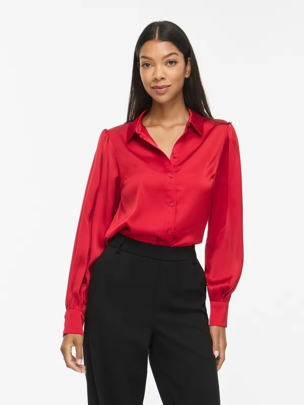 Vienna Ravenna Ballon shirt - Savvy Red