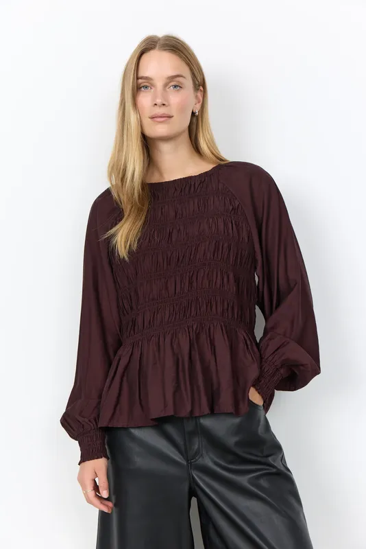 Sc-Janice Top - Chocolate Plum