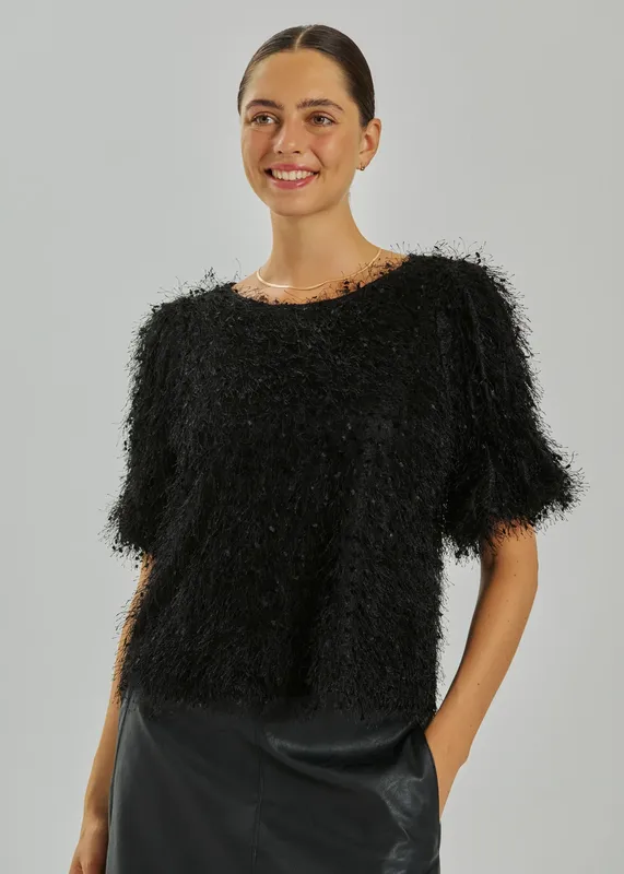 Flonella Blouse - Black