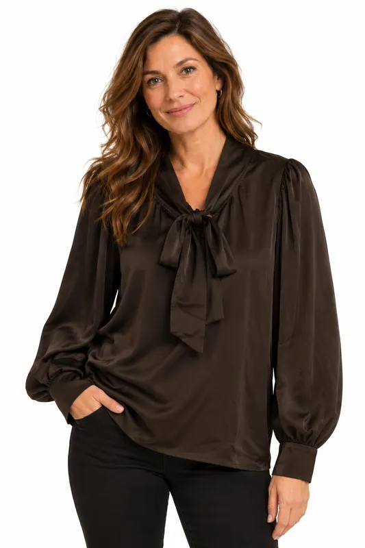 Jennie Blouse - Brown