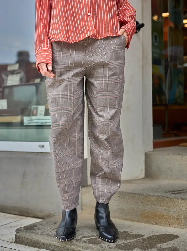 Schelby Barrel Pants - Grey