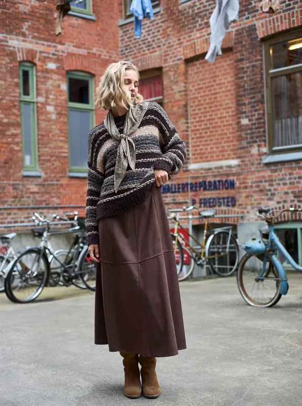 Augustina Skirt - Coffee