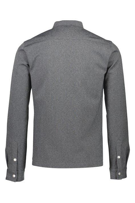 Overshirt Zip med fickor - Grey Mix