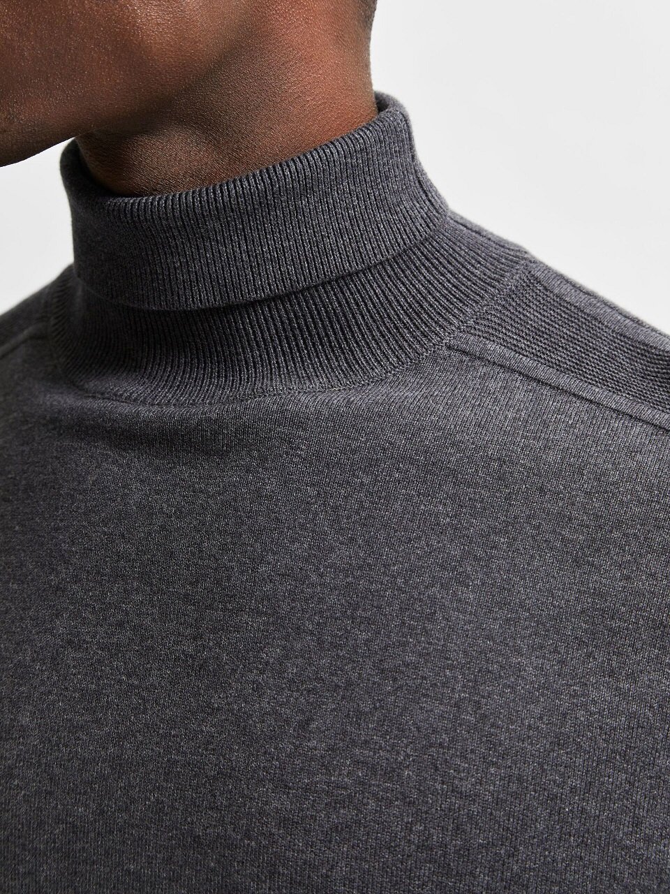 Slhberg Roll Neck - Antracit