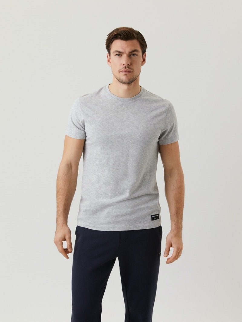 Centre T-shirt - Light Grey Melange