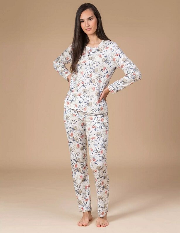 2 Delad Pyjamas - Beige