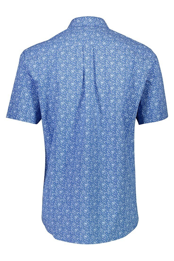 Småblommig Skjorta - Blue