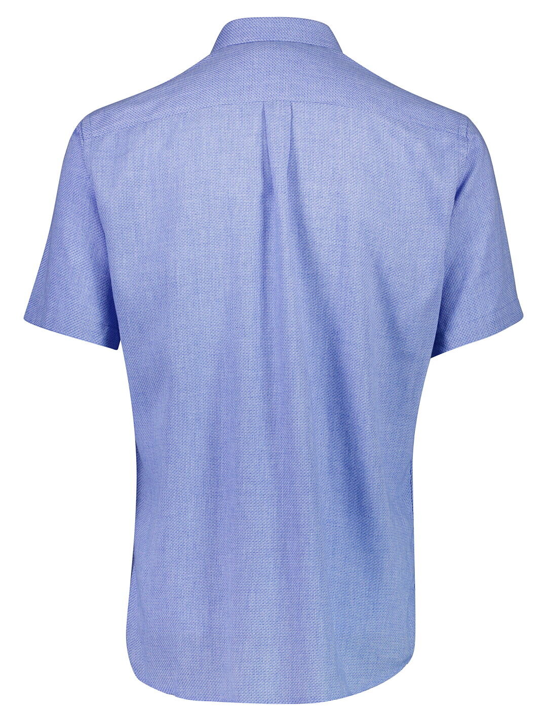 Kortärmad Enfärgad Skjorta - Light Blue