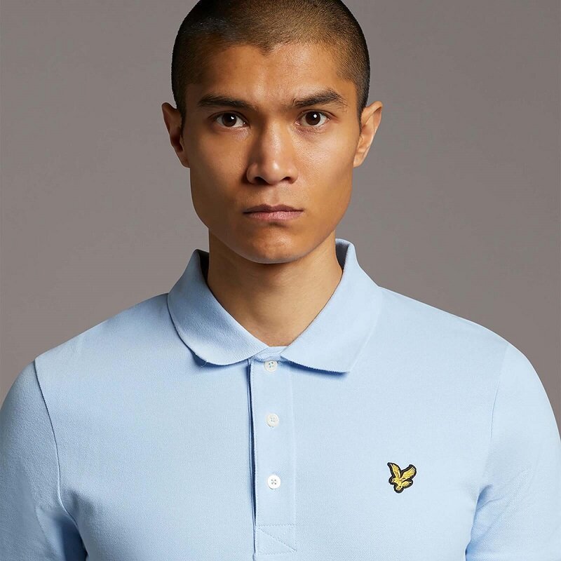 Plain Polo Shirt - Lt Blue