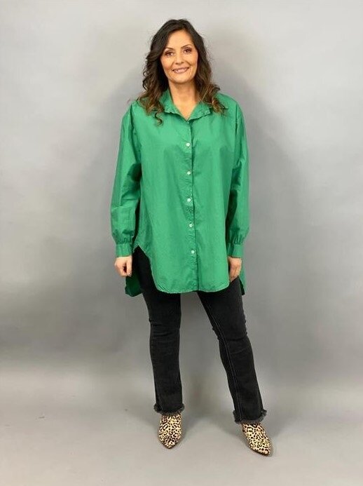 Oma Oversize Skjorta - Green