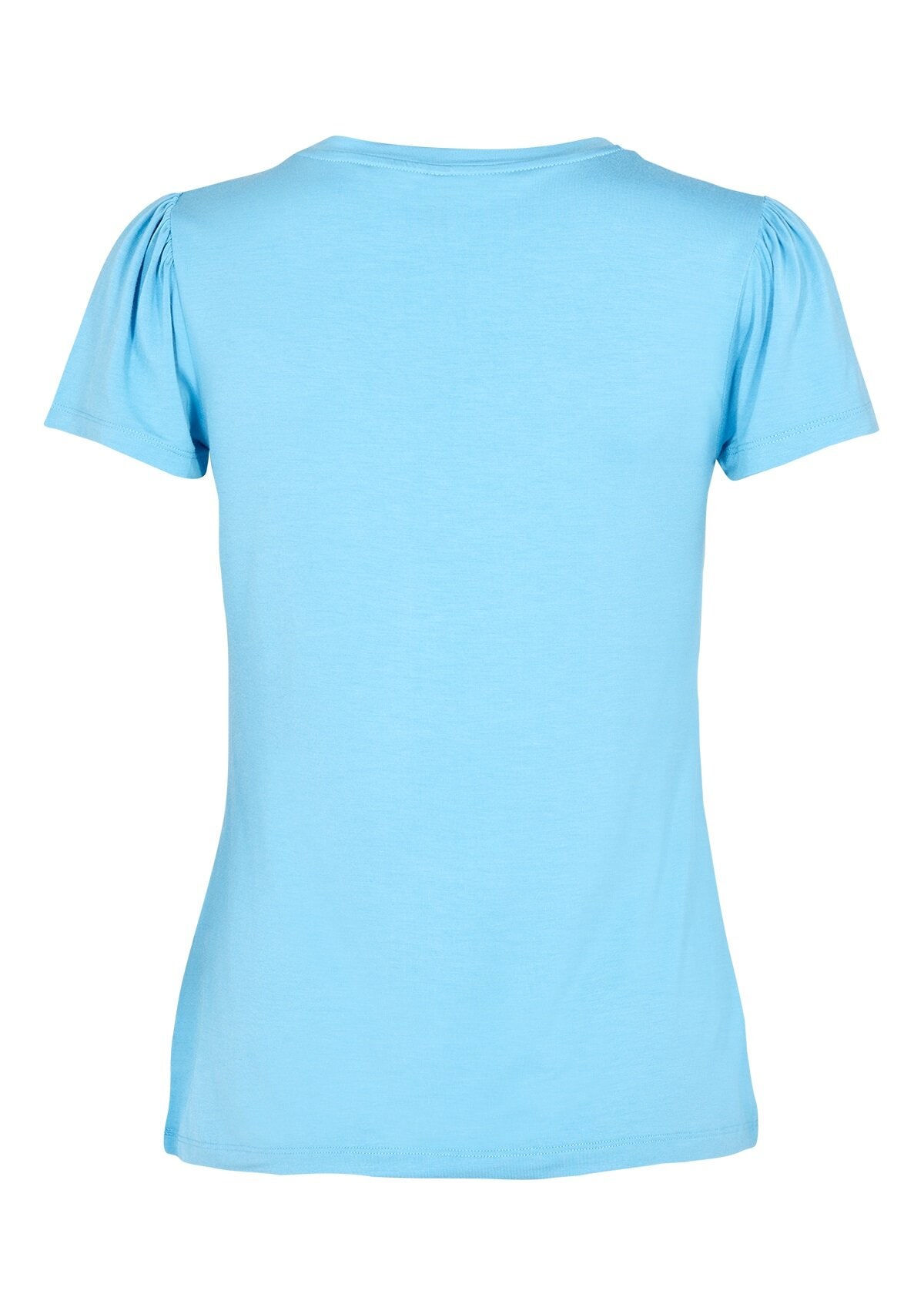 T-shirt Med Puffärm - Sky Blue