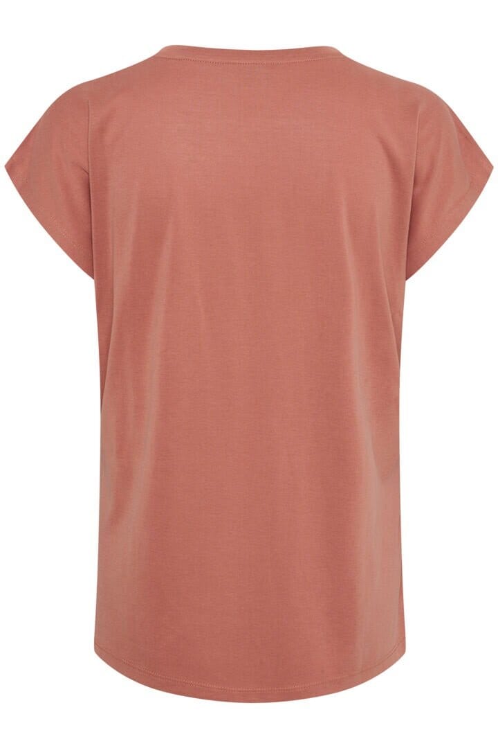 T-shirt V-neck - Auburn