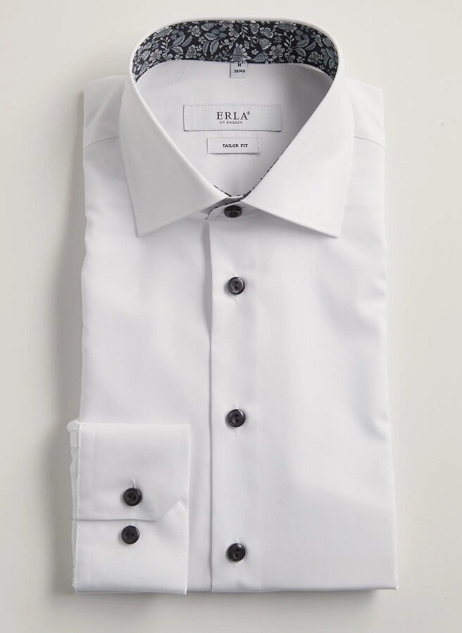 Vit Skjorta Med Kontrast - White