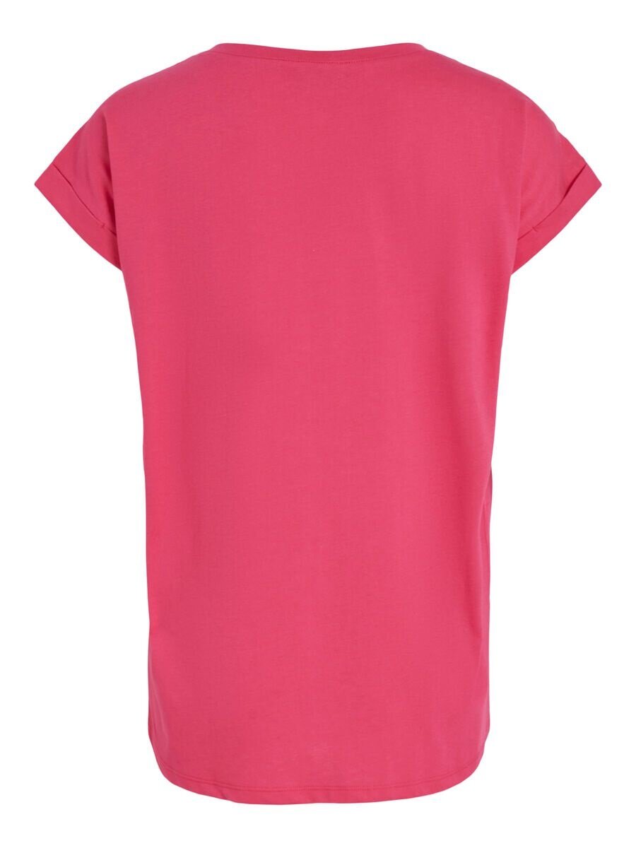 T-shirt Rundhals - Pink Yarrow