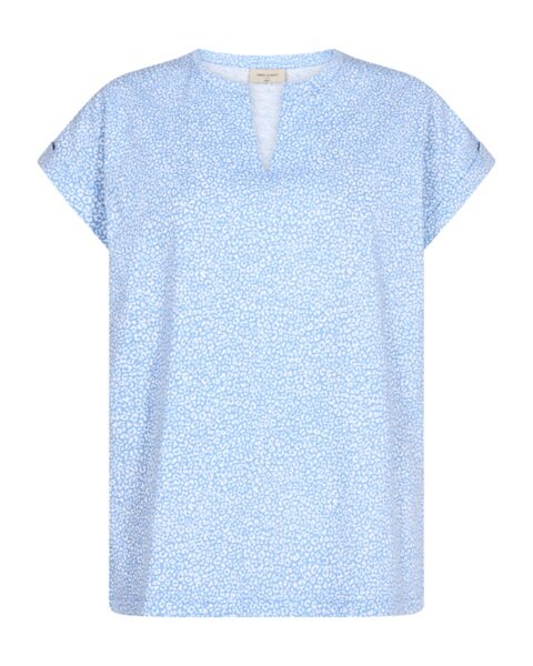 Fqviva T-shirt - Vista Blue W. Brilliant White