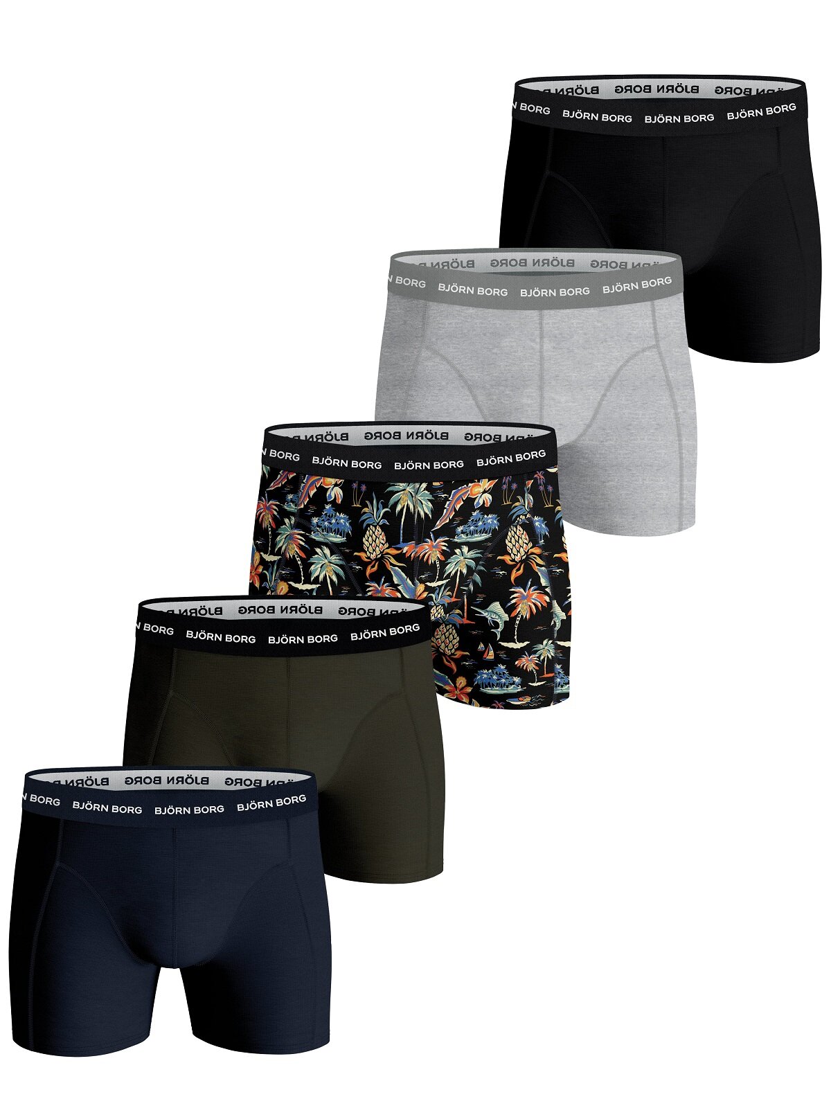 Cotton Stretch Boxer 5-pack - Multipack 3