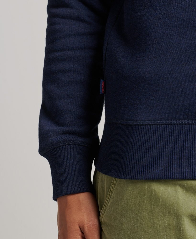 Half Zip Sweatshirt - Rich Navy Marl