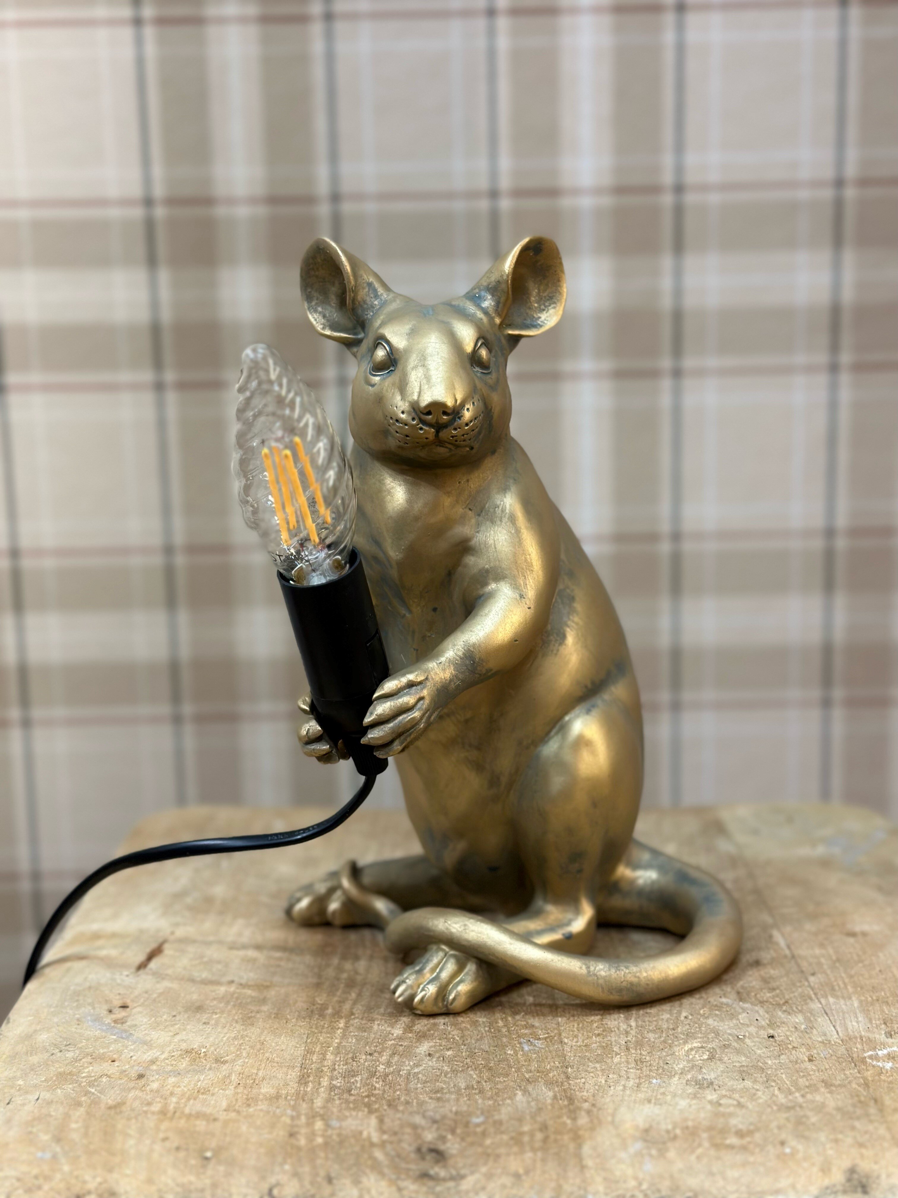Mouse Lamp - Guld