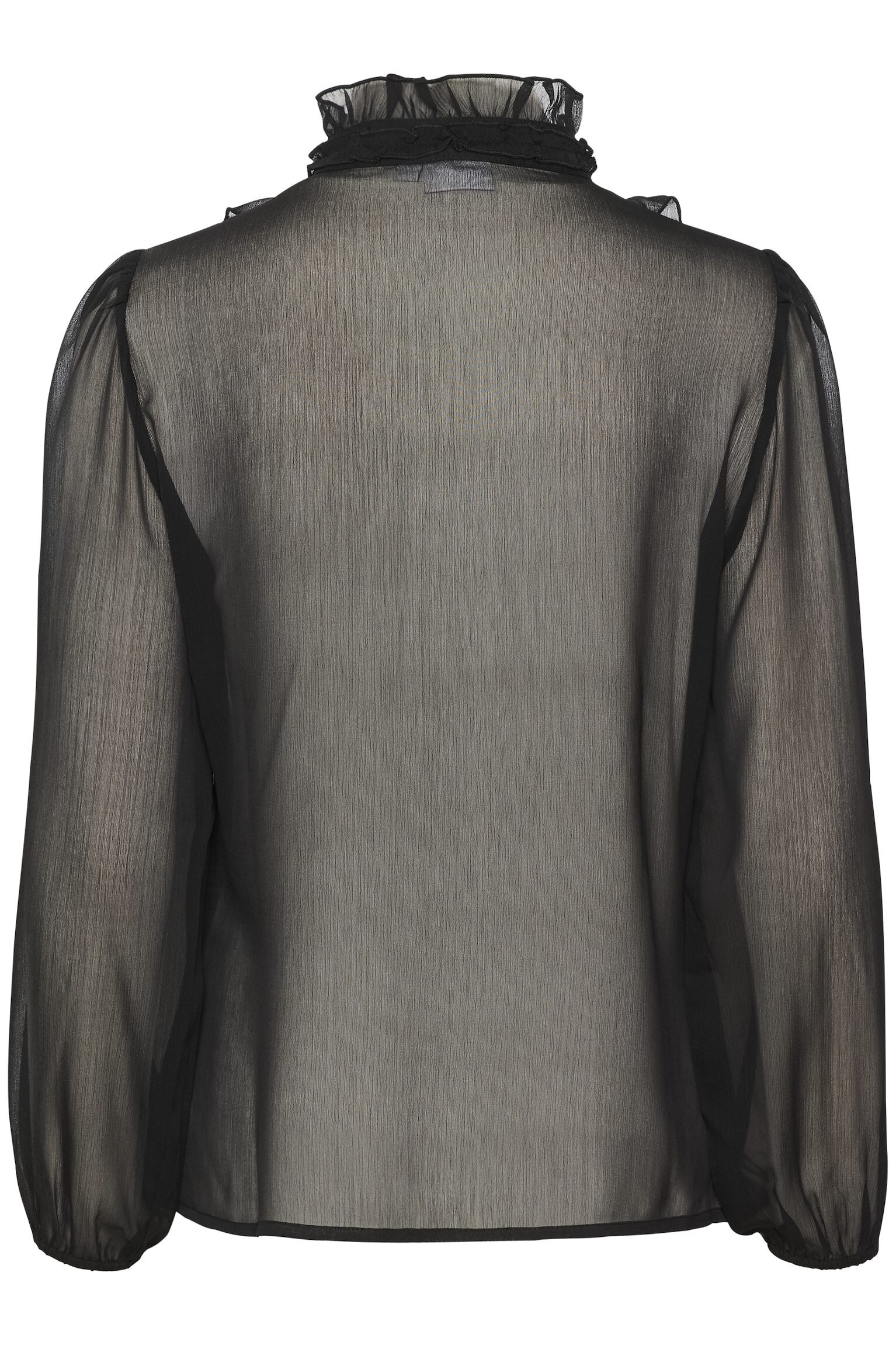 Liljasz Crinkle Ls Shirt - Black