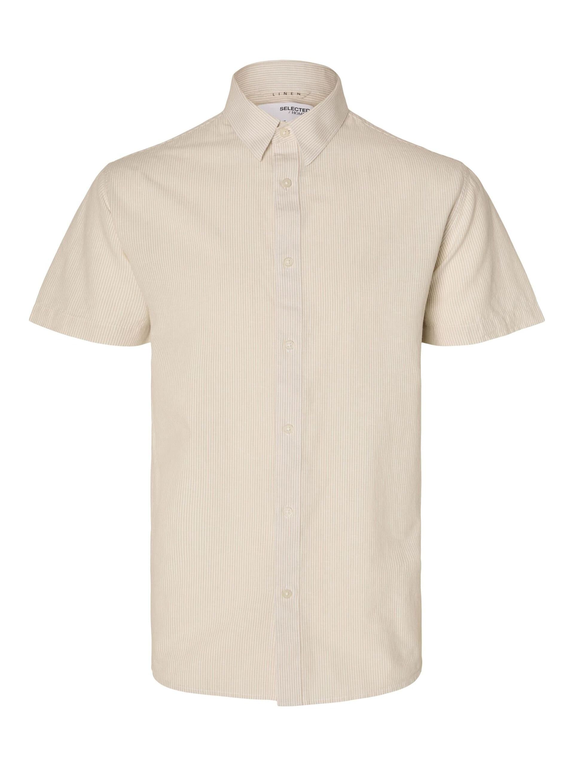 Kortärmad skjorta - Pure Cashmere/Stripes