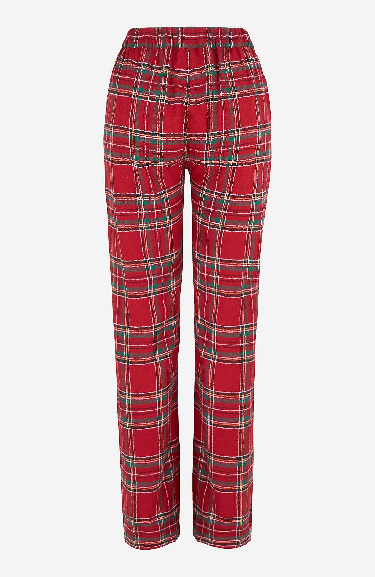 Rutig Pyjamas I Flanell - Red Cheched