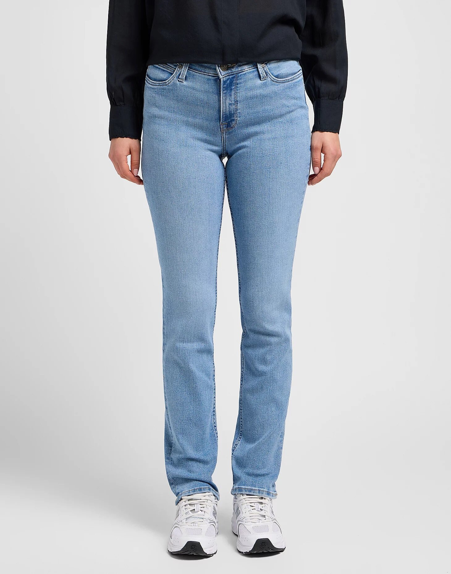 Marion Straight Jeans - Partly Cloudy