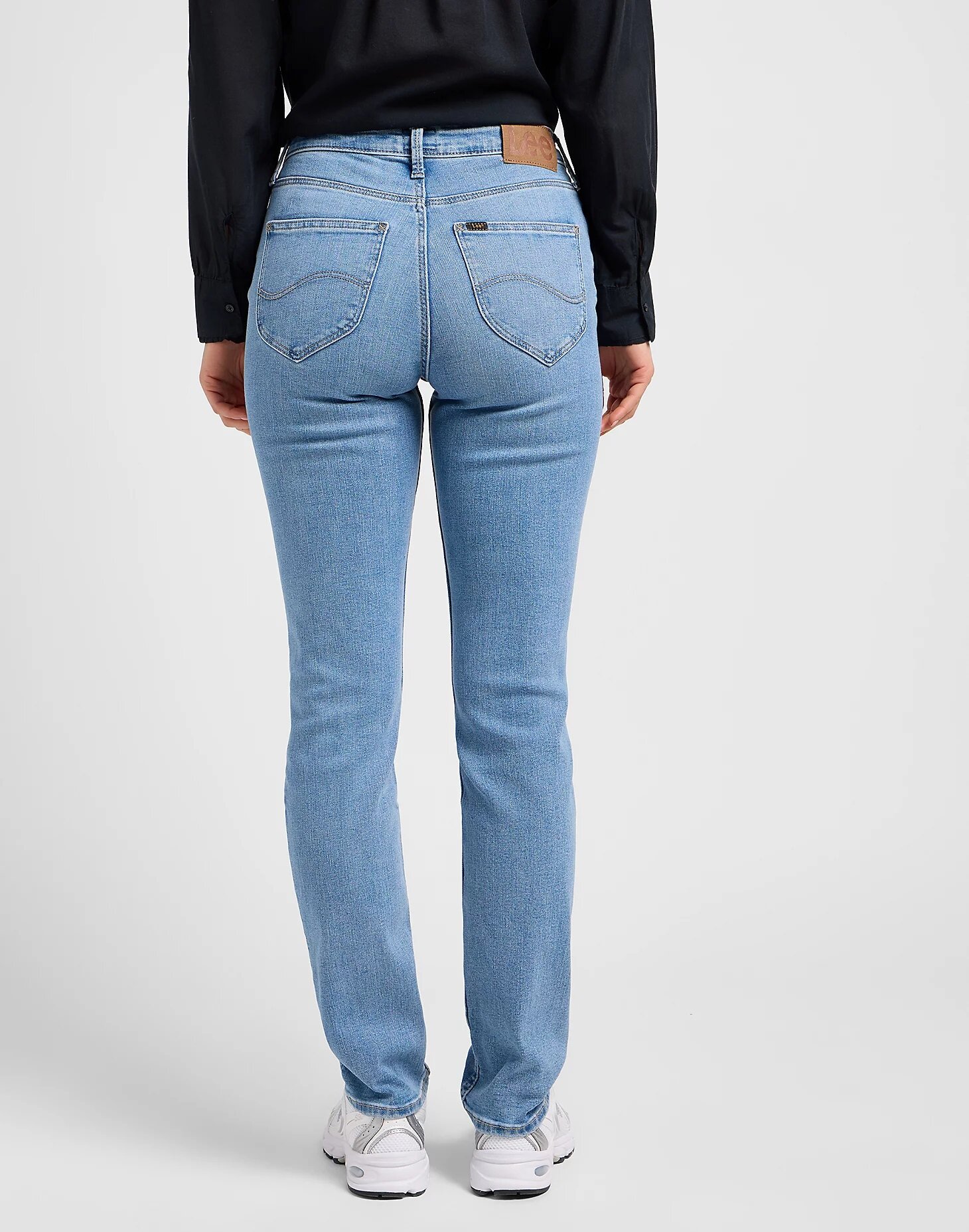 Marion Straight Jeans - Partly Cloudy