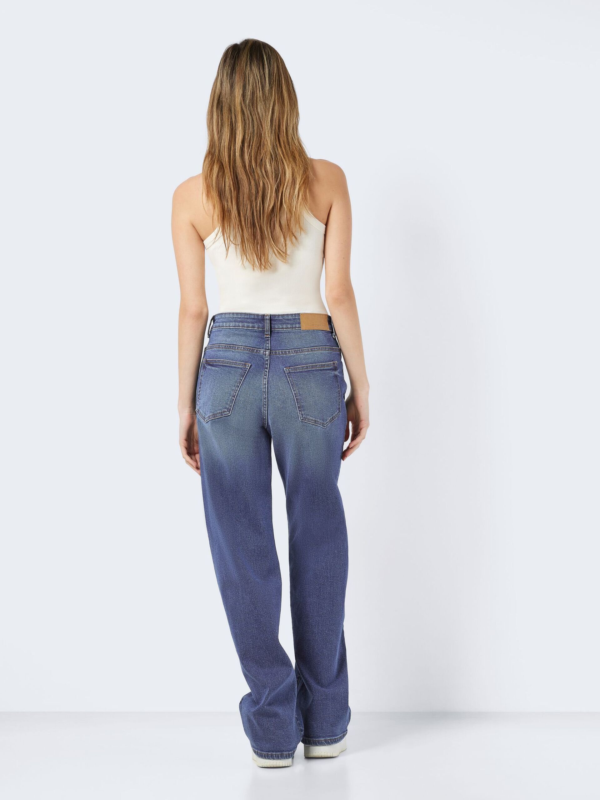 Nmyolanda Wide Jeans - Medium Blue Denim